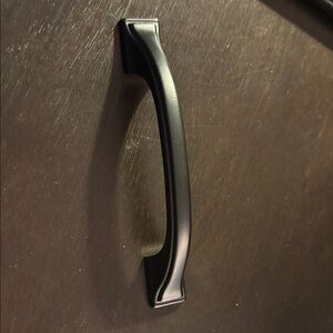 Sleek Black Drawer Handle
